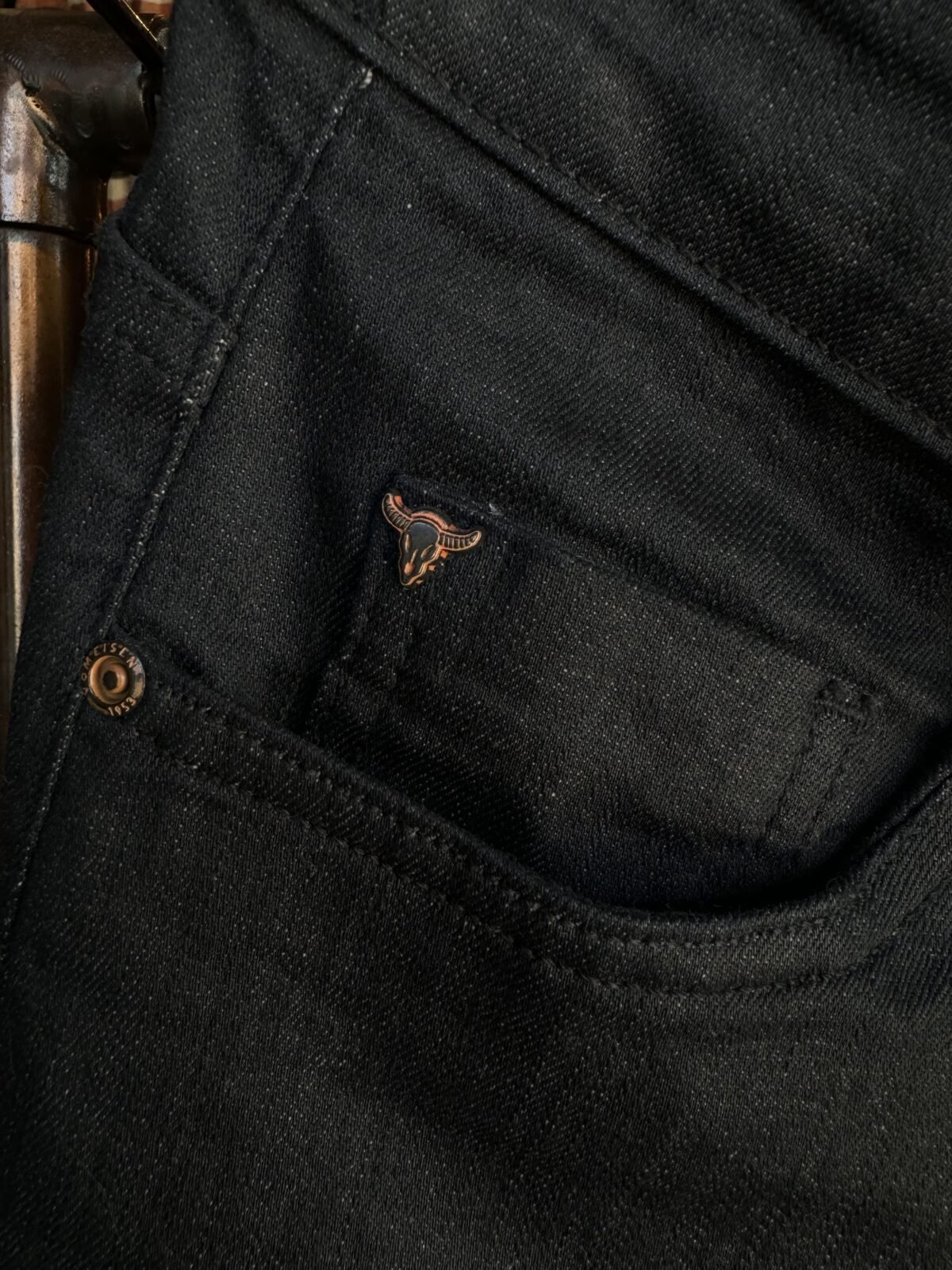 Calça masculina reta em jeans com elastano - Texas Ranch - Image 5