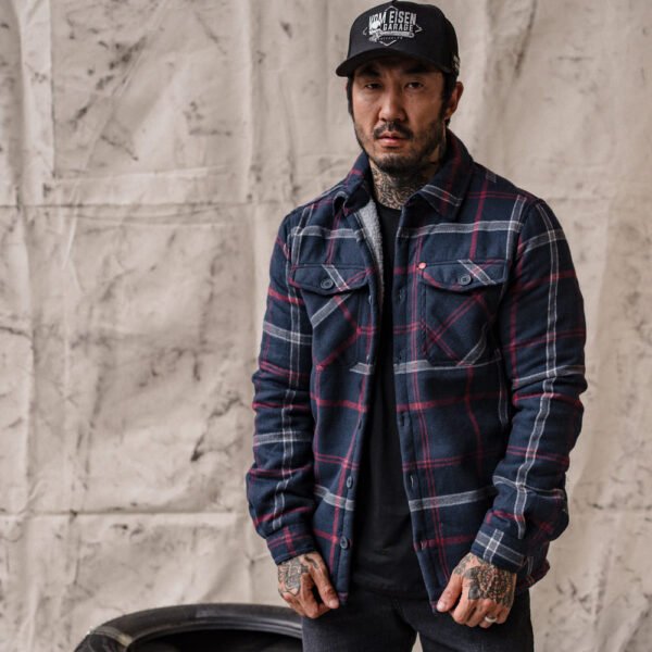Jaqueta masculina flanelada - Rostock